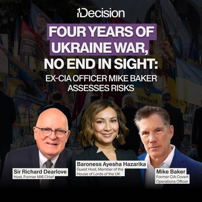 Four Years of Ukraine War, No End In Sight: Ex-CIA officer Mike Baker Assesses Risks cover
