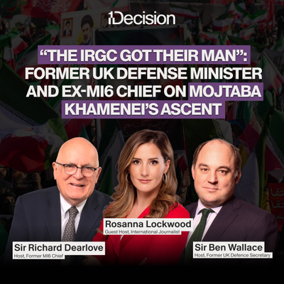 “The IRGC Got Their Man”: Former UK Defense Minister and Ex-MI6 Chief on Mojtaba Khamenei’s Ascent cover